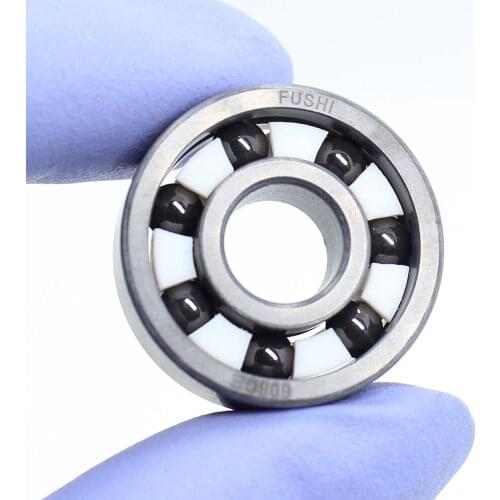 608 Full Ceramic Bearing ( 2 PC ) 8*22*7 mm Si3N4 Material 608CE All Silicon Nitride Ceramic Ball Bearings