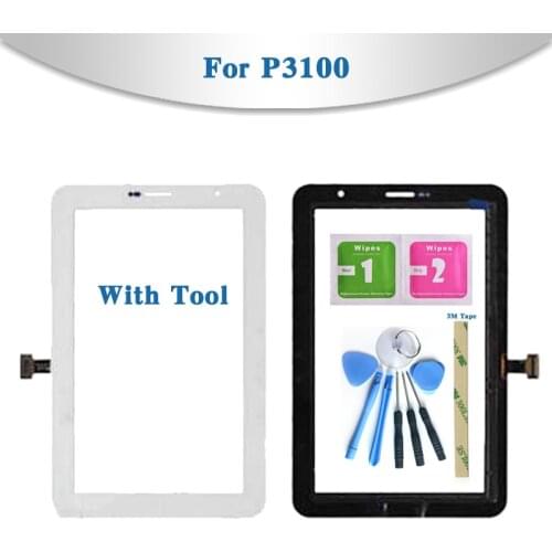 7.0" For Samsung Galaxy Tab 2 7.0 P3100 P3110 Tablet Touch Screen Digitizer Sensor Front Outer Glass Lens Panel