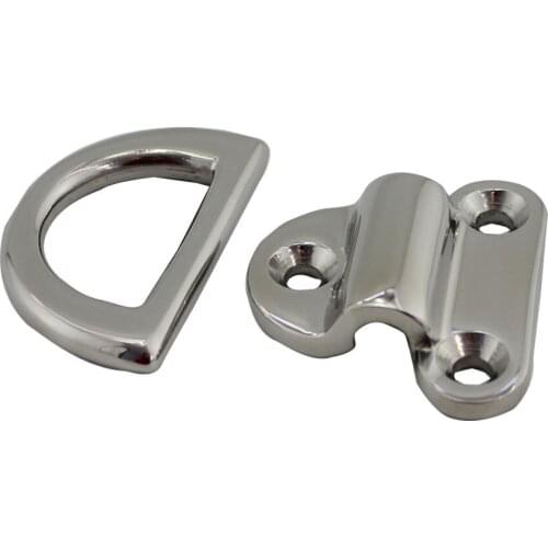 Marine deck accossories folding pad eyes