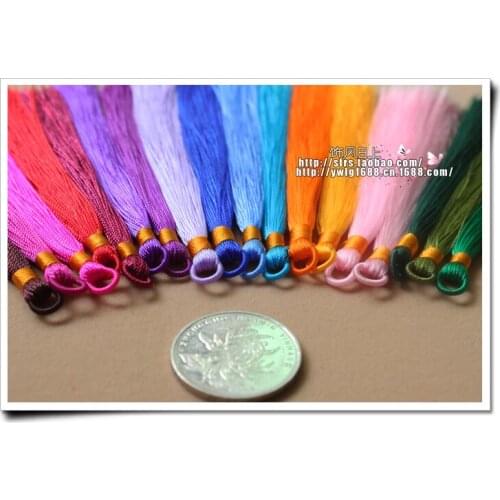 Length 10 cm DIY Jewelry Accessories brand new Manual preparation Chinese knot Upscale tassel Exquisite tassels wholesale