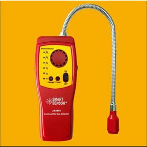 Combustible Gas Analyzer Hand-held Port Flammable Gas Leak Detector with Alarm
