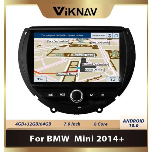 Android 9.0 Car GPS Navigation For-BMW Mini 2014+ Auto BT Wifi FM Multimedia Radio Player TV