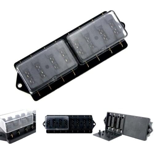 12-24V 8Way High quality standard blade fuse box fuse block for Car RV Boat Truck Bus Yacht Caravan Campers distribution block