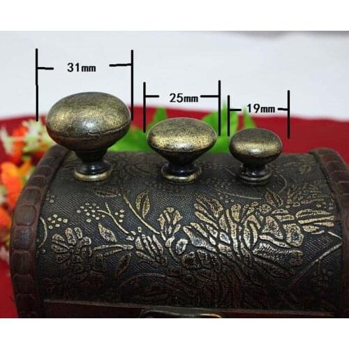 Bronze Modern Mushroom Handle Alloy Knobs and Mini Handles Door Handle Cupboard Drawer Kitchen Pull Knob Furniture,10Pcs