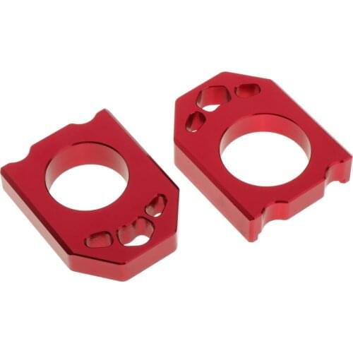 2pcs Motorbike Rear Adjuster Block Chain Fit for HONDA CR125R CR250R CRF250R