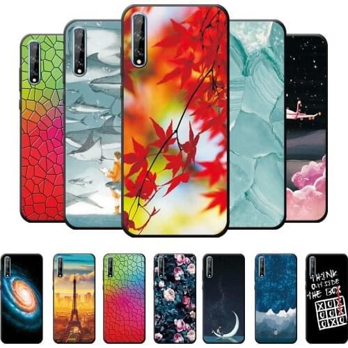 For Huawei P Smart S Case P Smart 2020 Pro 2019 Z Cover Protective Phone Bumper For Huawei P Smart 2020 Funda Cute Scenery Cases