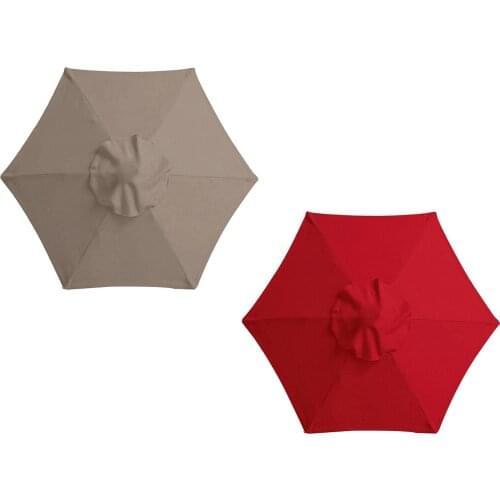 Garden Parasol Cover Waterproof Durable Sun Shade Top Cover for Garden Deck