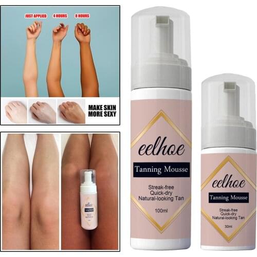 Natural Body Self Tanning Lotion Oil No Trace Self Tanners Mousse Skin Care