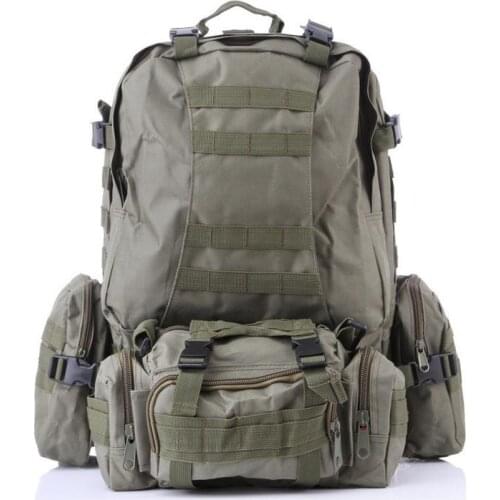 Unisex Outdoor Leisure Sports Combination Backpack Army Fan Multifunctional Large-capacity Outdoor Shoulder Mountaineering Bag