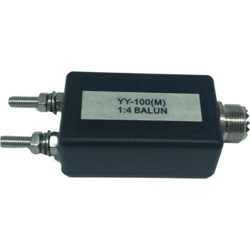 100W 1:4 HF Shortwave Antenna Balun QRP Mini Baluns M Type Interface HF Frequency High quality Drop shipping Hot
