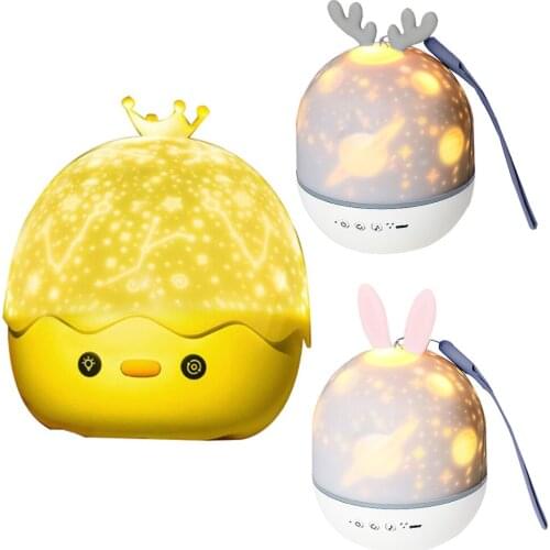 Colorful Starry Sky Night Light Universe LED Lamp Planet Magic Projector Flashing Light Star Kids Baby Christmas Gifts