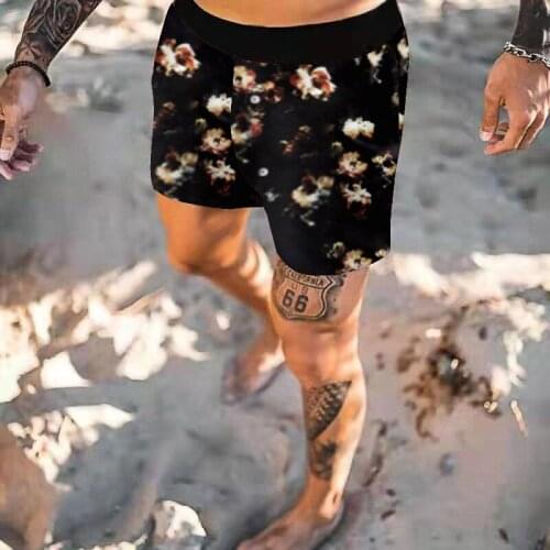 2021 Best seller Fashion Mans Summer Shorts New Hawaii Men Printing fitnes Running Shorts Casual Beach Shorts S-3XL