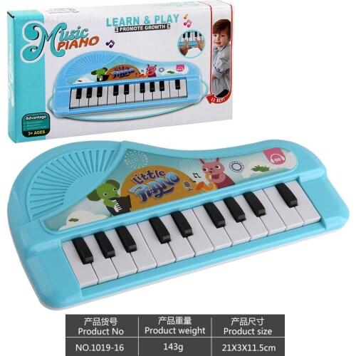 Cute Children Piano Mini Electronic Organ Music Teaching With Microphone Educational Toy Musical Instrument