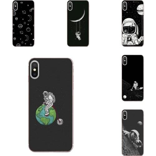Astronaut Space Moon For Huawei Honor V30 20 Pro Mate 30 Pro Lite 20s NOVA 6 SE 5 P40 p30 lite Pro Photo Soft Phone Case