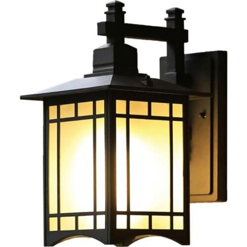Outdoor Indoor Wall Sconce Waterproof Wall Lanterns 7 Inch, Tempered Frosted Glass Shade, Wall Lighting Fixtures for Courtyard