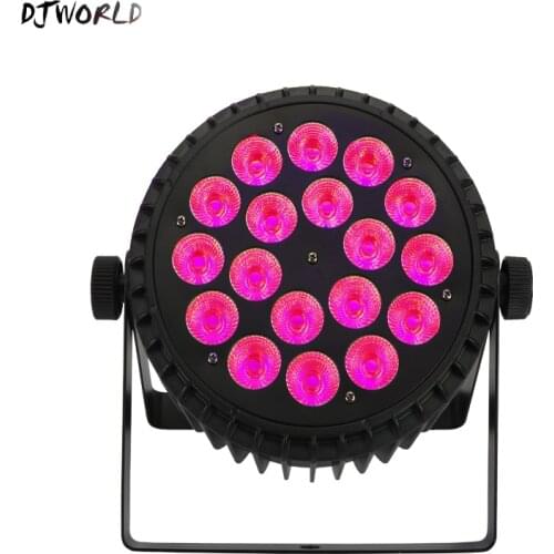 Aluminum Alloy LED Flat Panel 18x18W Disco Party Floor Entertainment DJ Stage Light Disco Dj Light High Brightness Party Concert