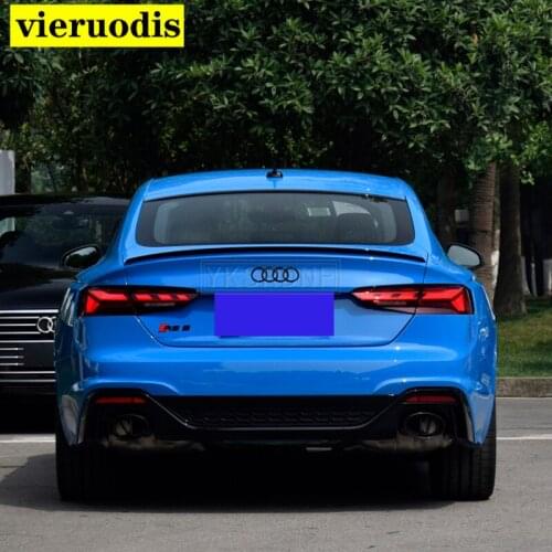 Fit for Audi A5 2017 2018 2019 2020 High Quality ABS Material Color Car Tail Wing Decoration