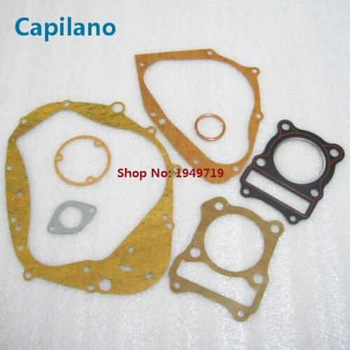 Motorcycle GN125 full gasket complete gasket include cylinder gaket and engine gakset for Suzuki 125cc GN 125 seal parts
