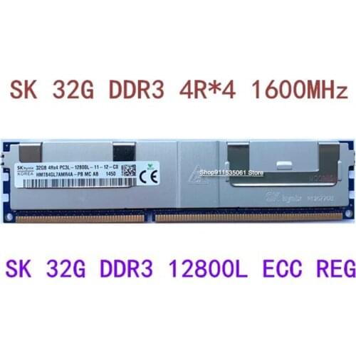 Server memory DDR3 PC3 4GB 8GB 16GB 32GB 1333Mhz 1600Mhz 1866Mhz ECC REG Suitable for two-way server motherboard 1866 1333 1600