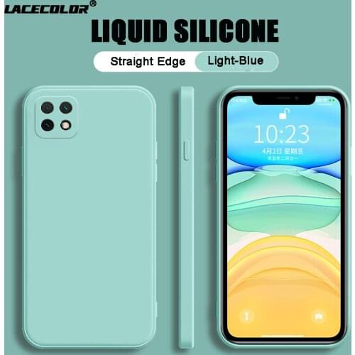 Luxury Square Silicone Case For Samsung Galaxy A42 A52 A72 A41 A51 A71 A50 A70 A21S S20 S21 FE Plus Note 10 20 Ultra Soft Cover