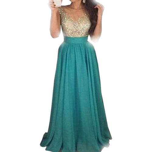 U-SWEAR Women Summer Vintage Dresses Party Night Sexy Elegant Plus Size Sequined Long Dress Vestidos