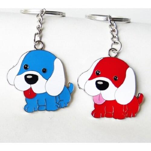Labrador retriever keychain cute key ring for women puppy dog key chain key holder creative portachiavi chaveiro llaveros