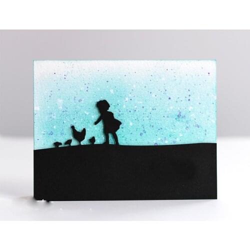 Kid Chicken Hen Metal Cutting Dies Stencil for DIY Scrapbooking Photo Album Embossing Paper Cards Crafts 2019 New