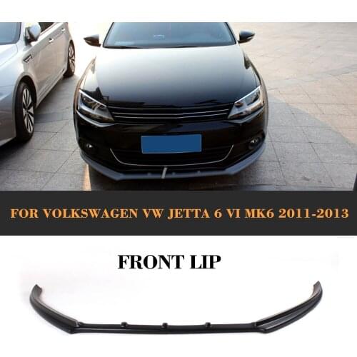 FRP Unpainted car front bumper lip spoiler For VW jetta 2011-2013