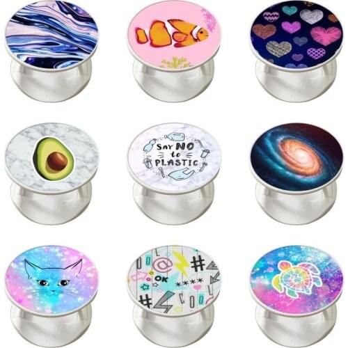 Round Adjustable Finger through Phone Holder Suporte Celular Carro Accessory Usage For HTC and SmartPhone