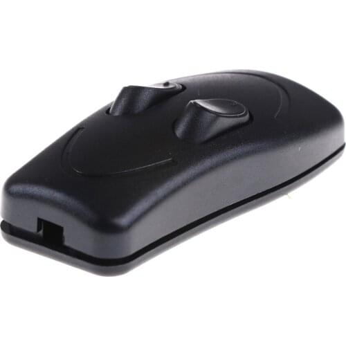 Black color Lamp Double Control Switch Floor Light Table Lamp Push Button Switches 1PCS 1.13