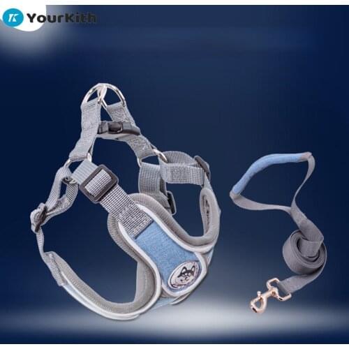 YourKith Small Dog Leash Cat Collars And Leashes Or Dogs Adjustable Harness Vest Walking Lead Pet Accessories