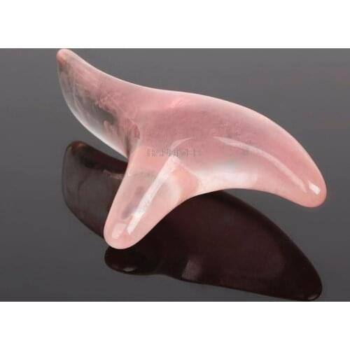 Masajeador de puntos linfático para pies, acupuntura triangular de escorpión, Manual de resina, rasqueta de punta