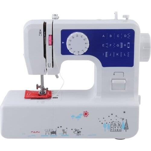 110V-220V Multi-function electric sewing machine home fast sewing needle cordless clothes fabric mini sewing machine