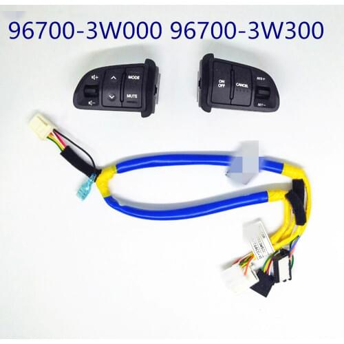 Multi function Steering Wheel Audio Cruise Control Buttons For KIA sportage 2011-2015 with back light 96700 3W000 96700 3W300