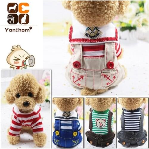 Fashion Dog Clothes Clothing for Dogs Coat Jumpsuit Cartoon Pet Clothes for Small Dog Clothing Dropshipping Chihuahua Clothes