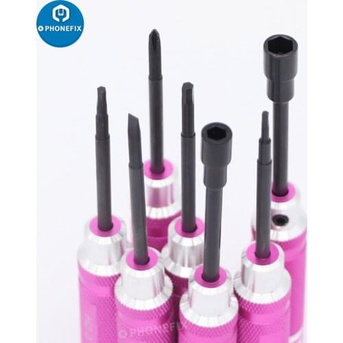 7pcs 4.0/5.5mm Spanner Box 2.8mm Slot 1.5/2.0/2.5mm Hex Screwdriver Tool Kit For RC Model Robotics Bench Work Engineering Tools