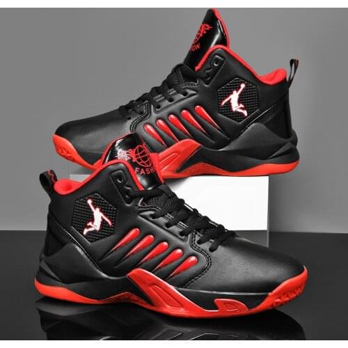 Non-Slip Wearable Sports Shoes Mens Jordan Basketball Shoes Gym Training Athletic Basketball Sneakers for Breathable Cushioning