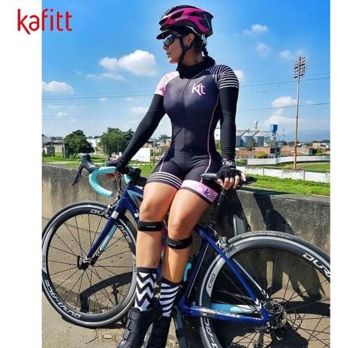 Kafeet 2021 New Cycling Jersey Suit Winter Outdoor Sports Long-sleeved Cycling Suit Ladies Racing Cycling Suit Jumpsuit