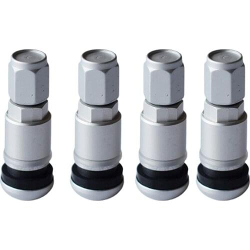 2021 New 4 Pcs Universal Car Tubeless Aluminum Alloy Air Bicycle Tire Valves Stems