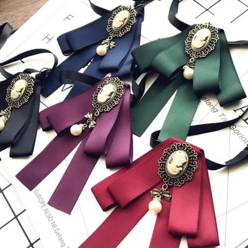 New Top Womens Rhinestone Bow Ties Shirt Skirt Bow Professional Female School Uniform Bowties Clothing Fashionable Accessories