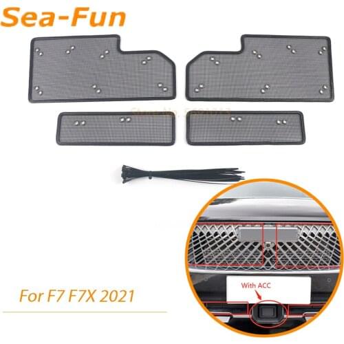 For Haval F7 F7X 2021 Front Grille Insect Net Screening Insert Mesh Decoration Cover With ACC Exterior Accessories