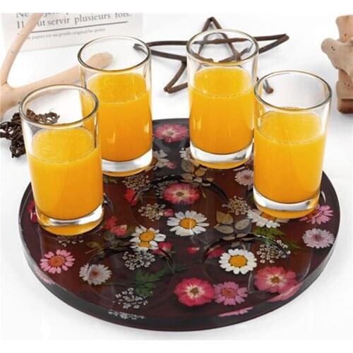 Diy Crystal Epoxy Resin Mold Tray Beer Beverage Wine Beer Rack Silicone Mold for Resin Beverage Tray Rack Silicone Mold