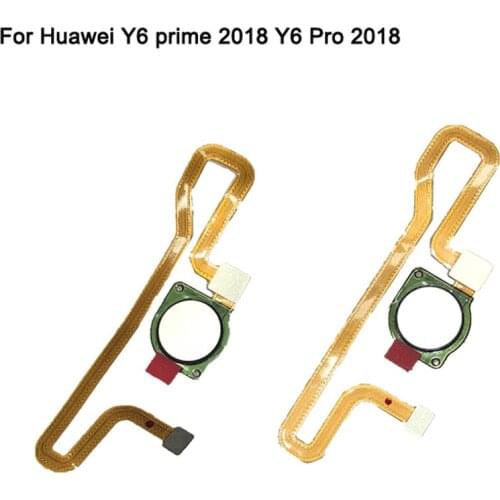 Original for Huawei Y6 prime 2018 Y6 Pro 2018 Fingerprint Sensor Scanner Lock Touch Button Return Flex Cable Module Board