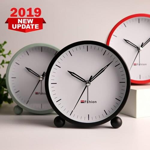 Silent Alarm Clock Bed Personality Student Clock Cute Small Alarm Clock Bedroom Clock Unisex