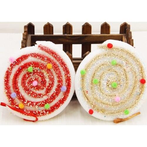 Christmas ornaments 12cm diameter foam ornaments Christmas tree ornaments Scene decoration Window decoration