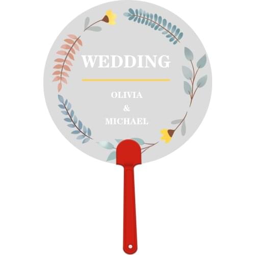 Fans PP plastic hand fan custom personalized shape and design DIY Summer Cool Air Fan