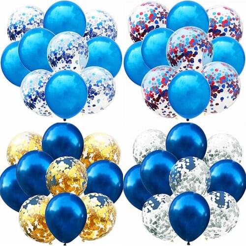 10/14pcs Gold Confetti Metallic Balloon Heart Star Foil Ballon Birthday Wedding Party Decoration Kids Adult Christmas Air Globos