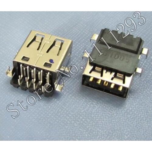 10pcs/lot 3.0 USB Jack Socket Connector for Dell Latitude E5440 etc Laptop USB3.0 Port