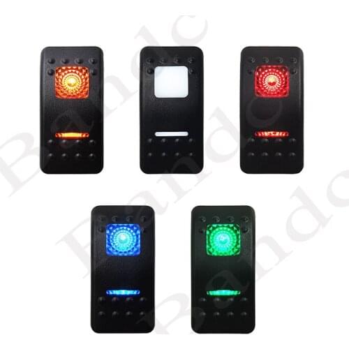 3 Positions 7Pin (On)-Off-(On) DPDT Rocker Push Toggle Switch for Car Boat Marine RV Caravan Camper Truck Lorry, Auto Accessory