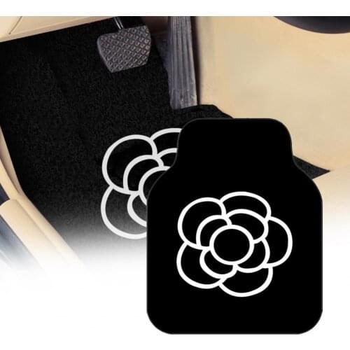30% Dropshipping!!Car Mat Exquisite Workmanship Non-slip Dirt-proof Camellia Rear Car Floor Mat for Driver